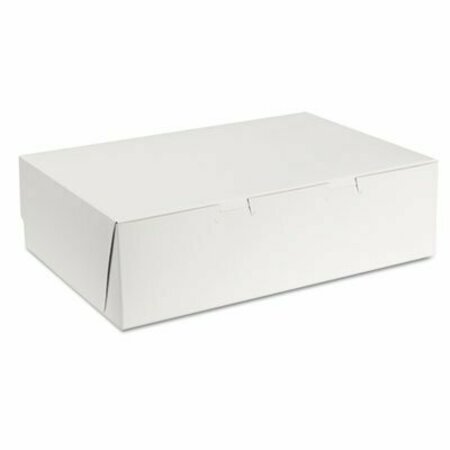 SOUTHERN CHAMPION SCT, Tuck-Top Bakery Boxes, 14w X 10d X 4h, White, 100PK 1025